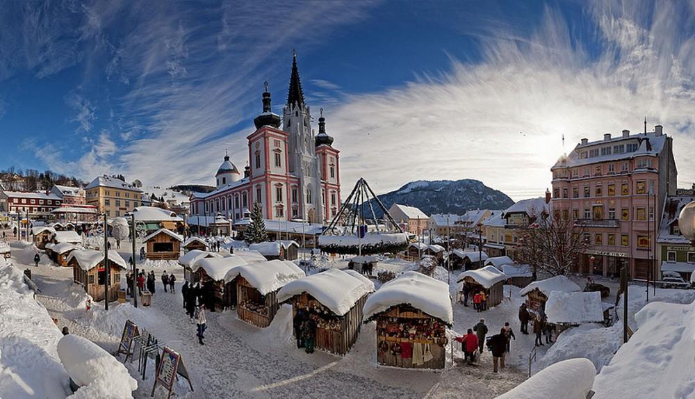 Mariazell a průvod čertů